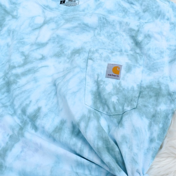 Carhartt Tie Dye T-Shirt (Sky) - Picture 2 of 3